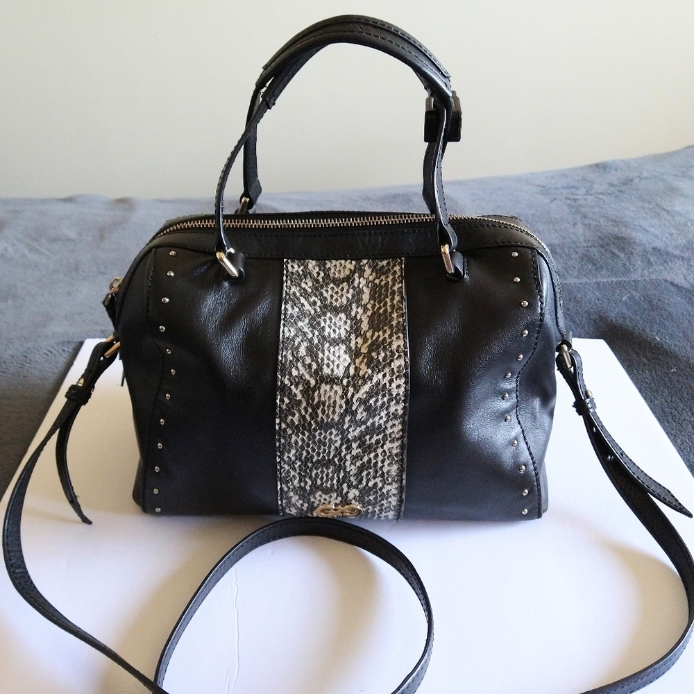 Cole Haan Snake Leather Duffel